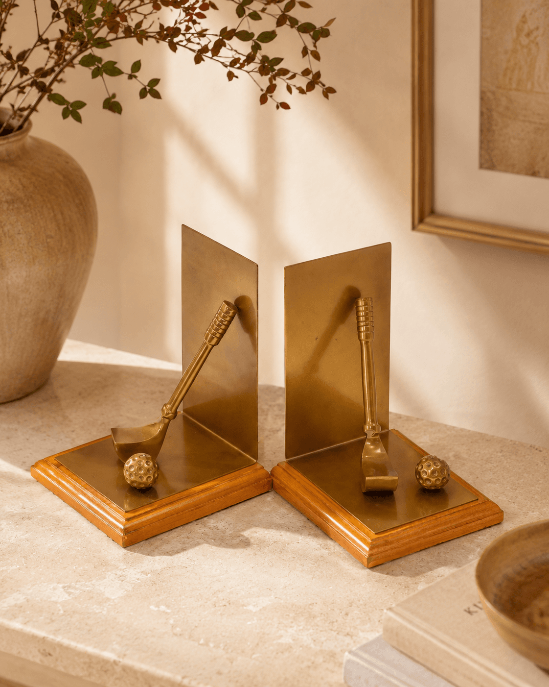 Golf Stick Bookends