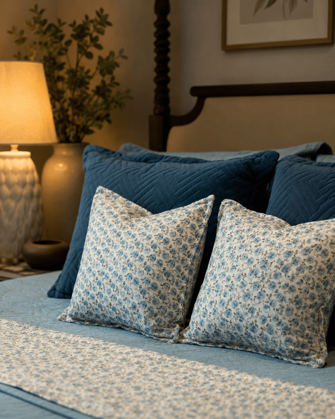 Quilted Velvet Solid Bedcover