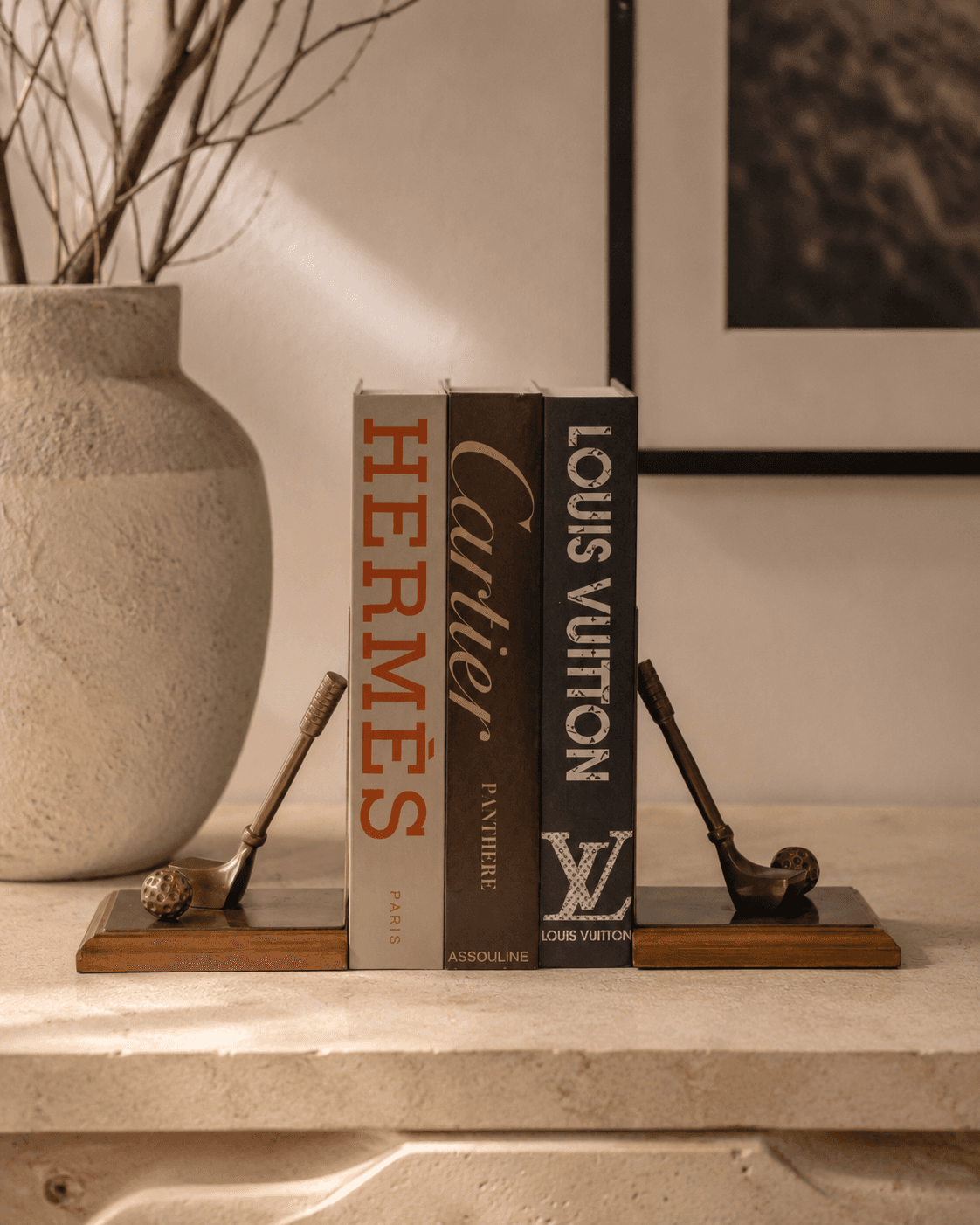 Golf Stick Bookends