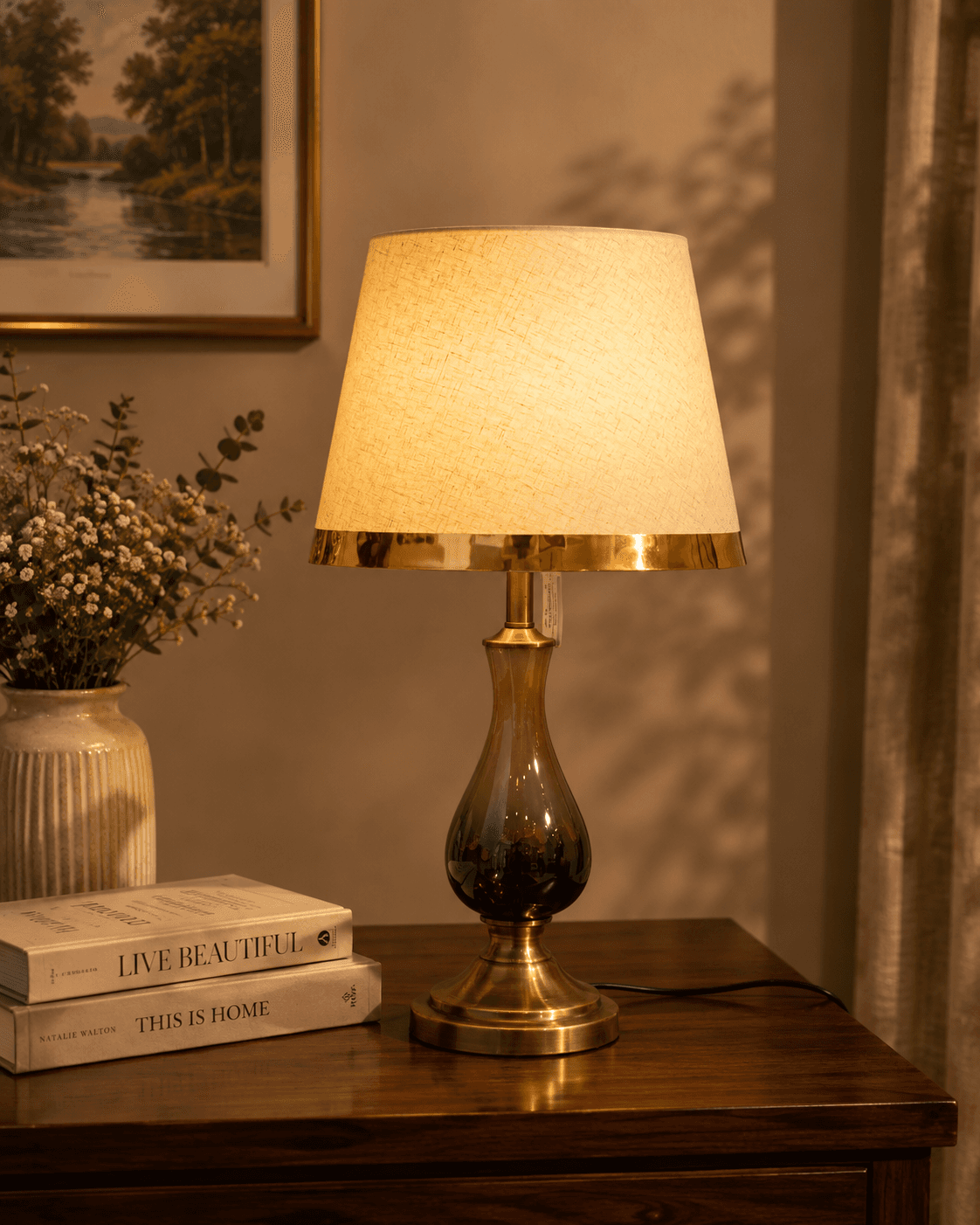 Ombre Glass Table Lamp