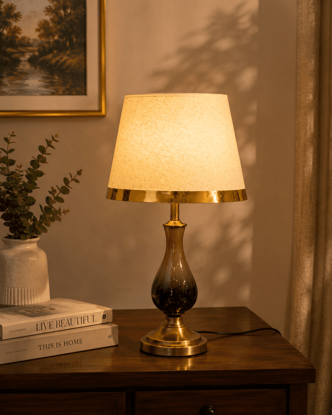 Ombre Glass Table Lamp