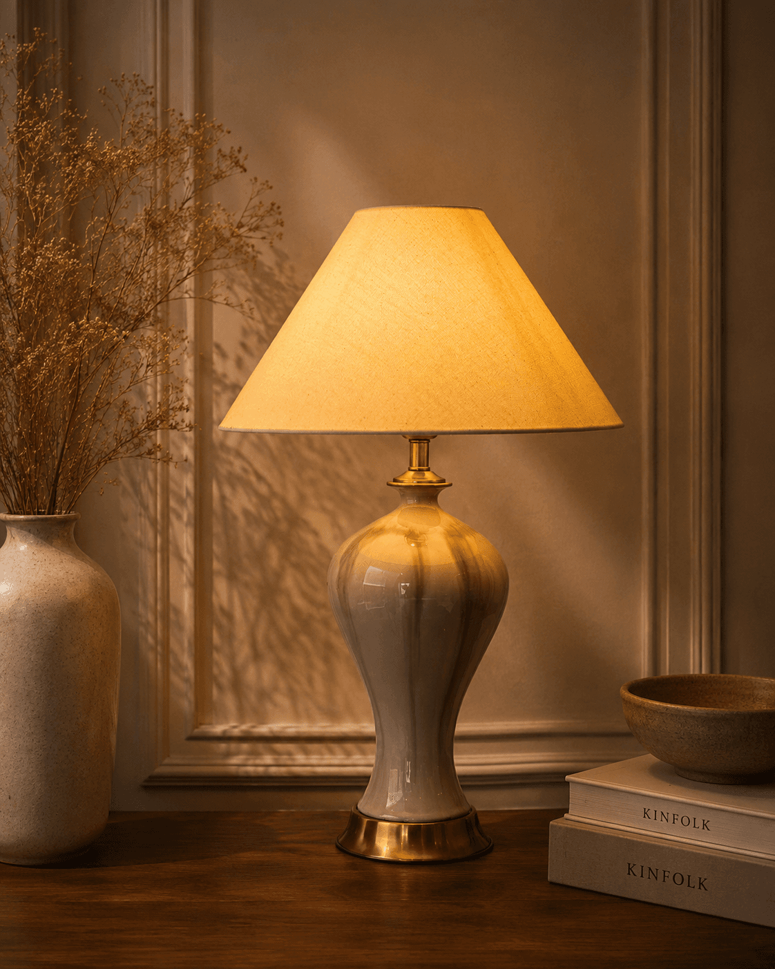 Perch Table Lamp - White