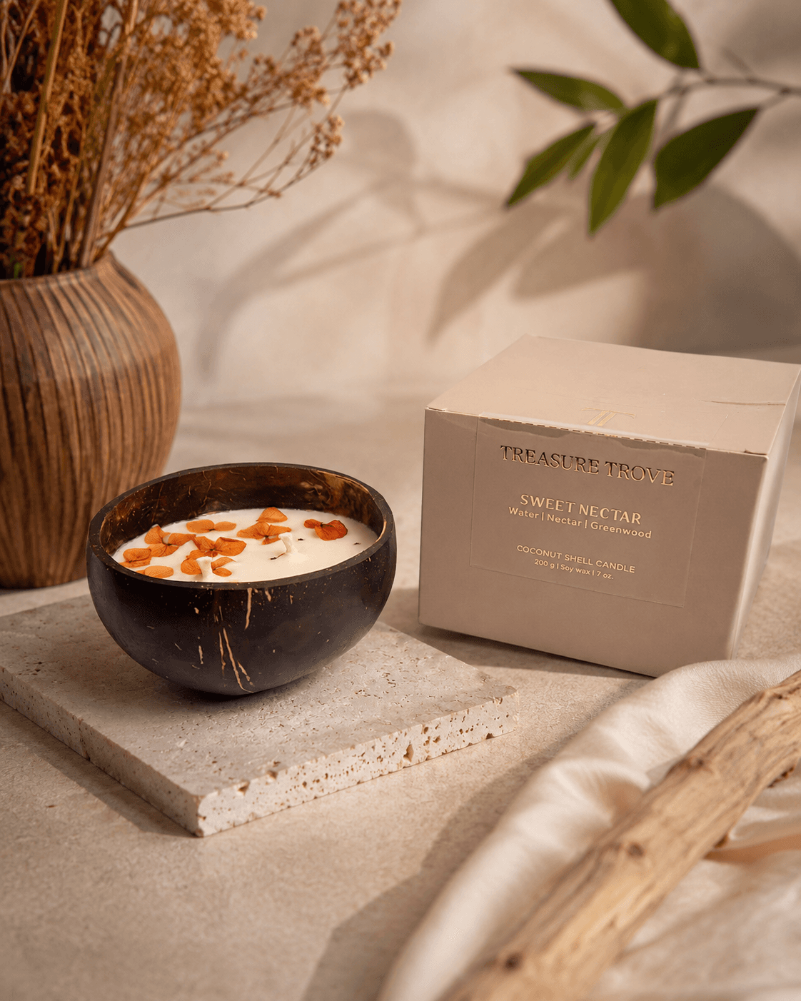 Coconut Shell Candle – Sweet Nectar