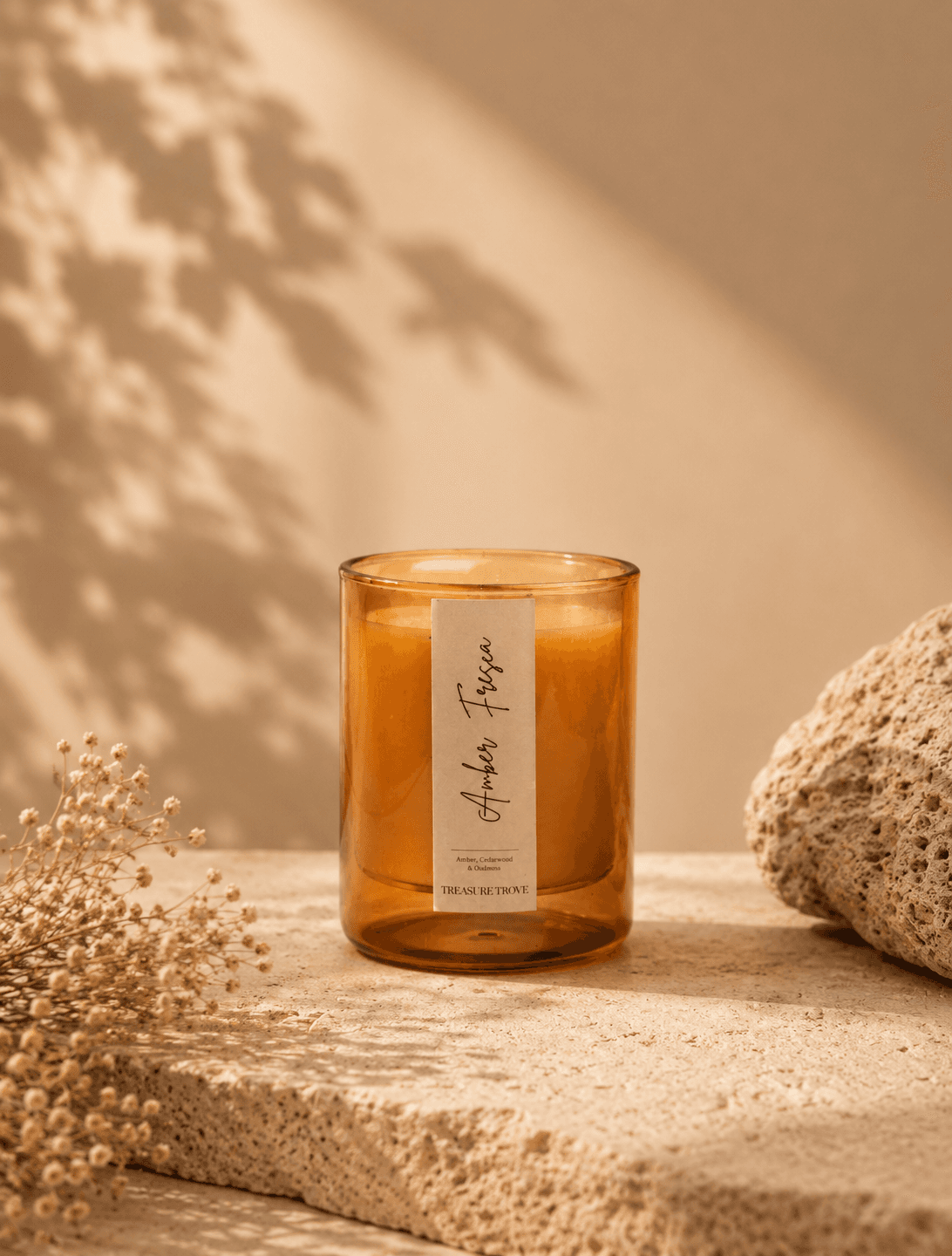 Scented Jar Candle – Amber Fresca