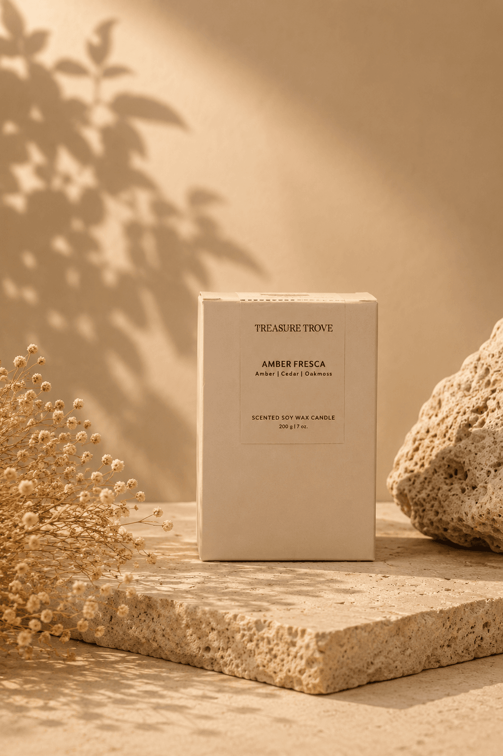 Scented Jar Candle – Amber Fresca