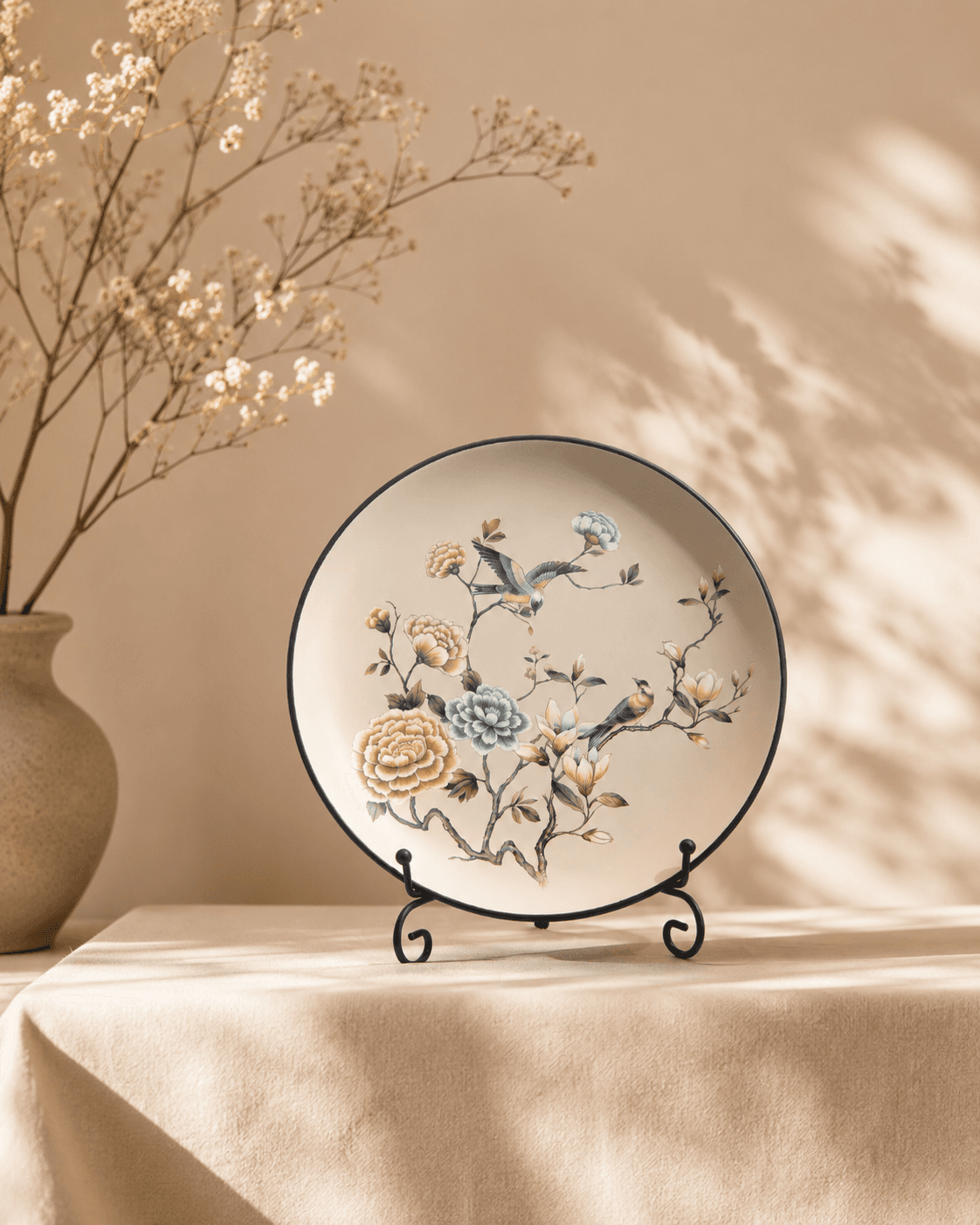 Decorative Willow and Wings Wall Plate