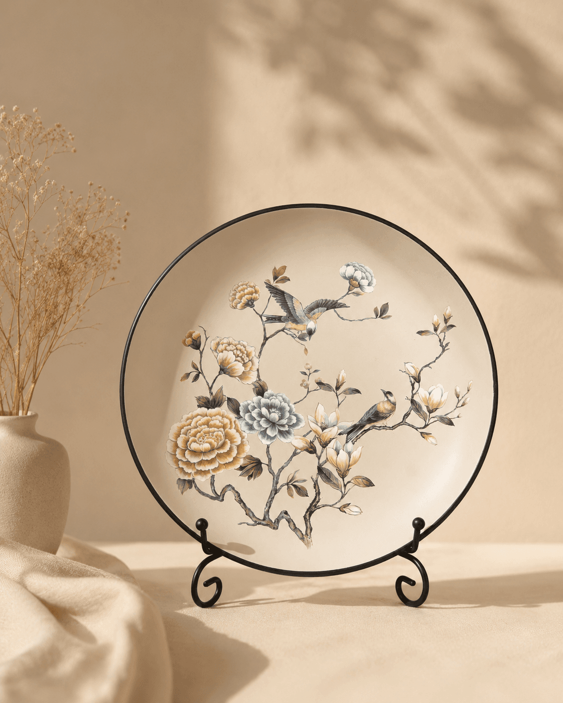 Decorative Willow and Wings Wall Plate