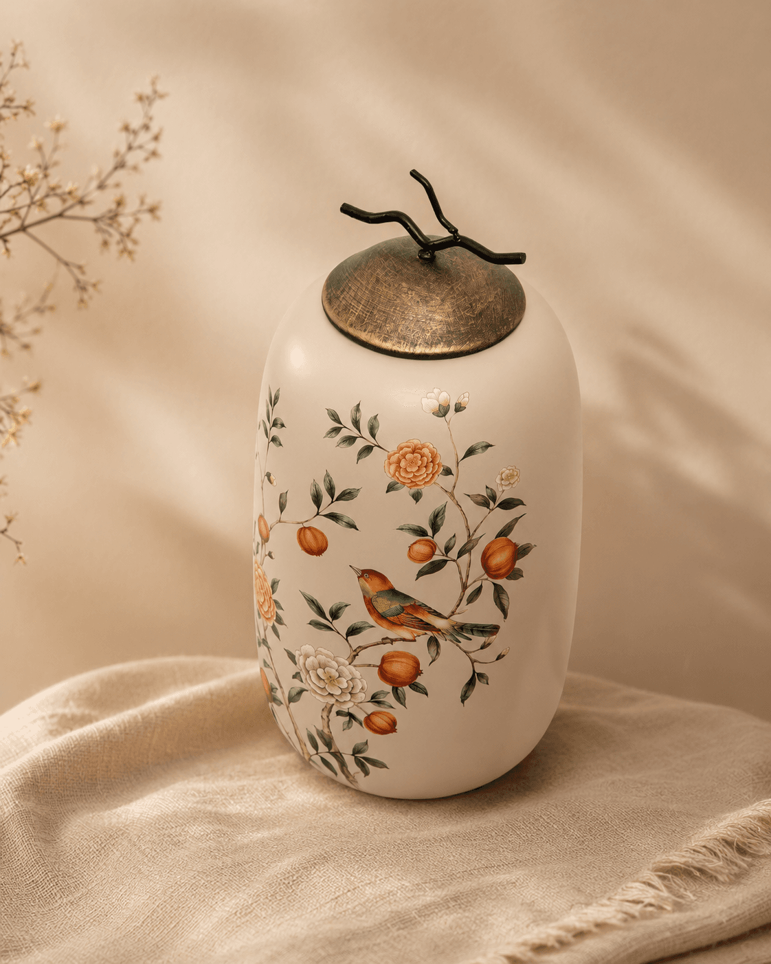 Whisper of Springs Bird Series Jar - Large
