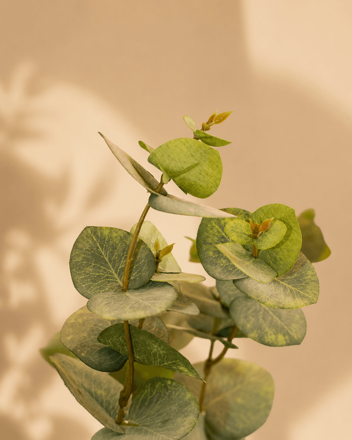 Eucalyptus Artificial Leaf Stem - Single Stem