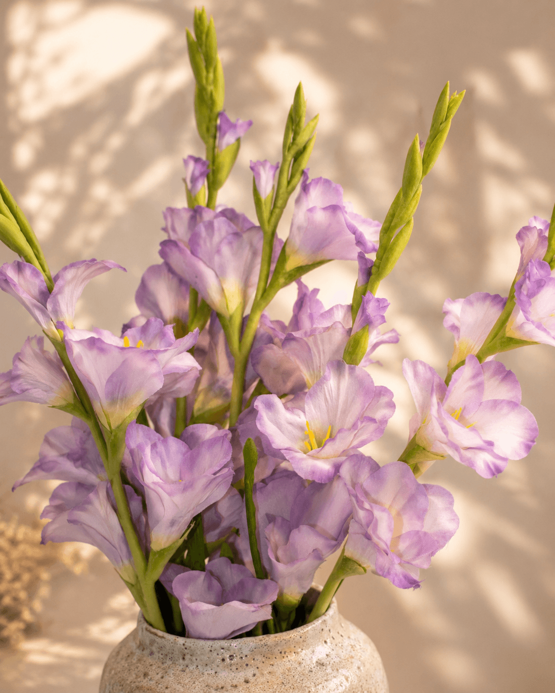 Gladiolus Violet Artificial Flower - Single Stem