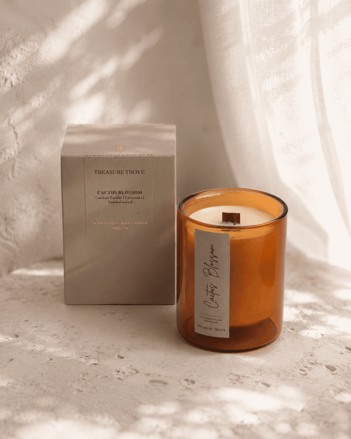 Scented Jar Candle – Cactus Blossom