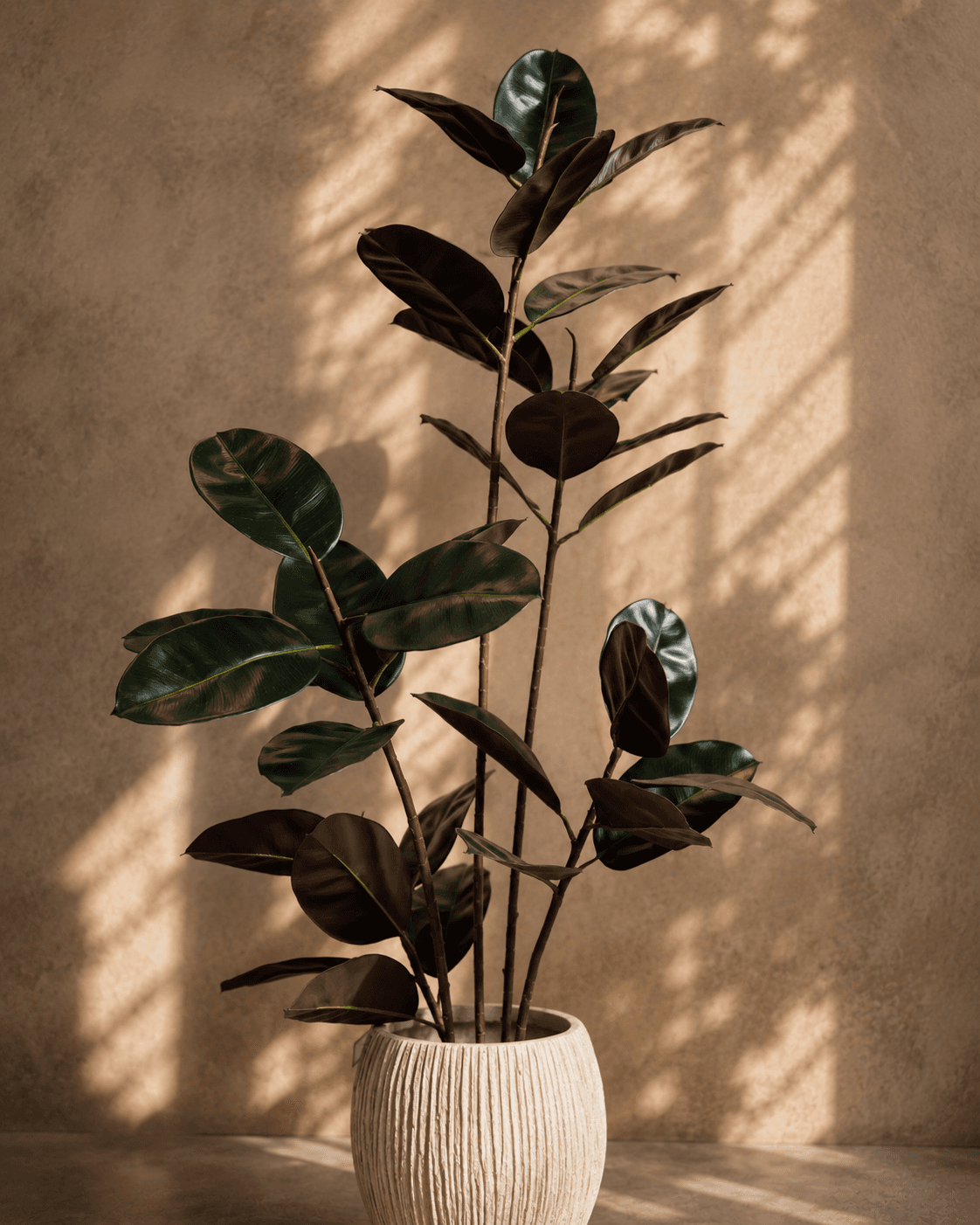 Rubber Artificial Plant