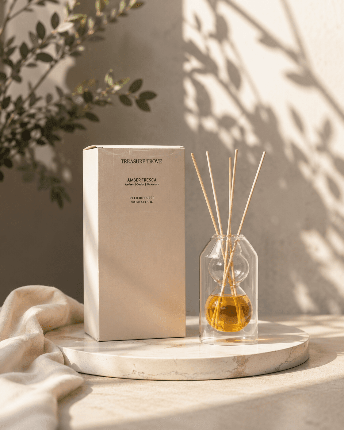 Reed Diffuser – Amber Fresca
