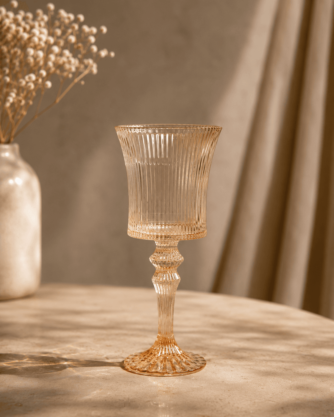 Gold-Tinted Goblet – Set of 6