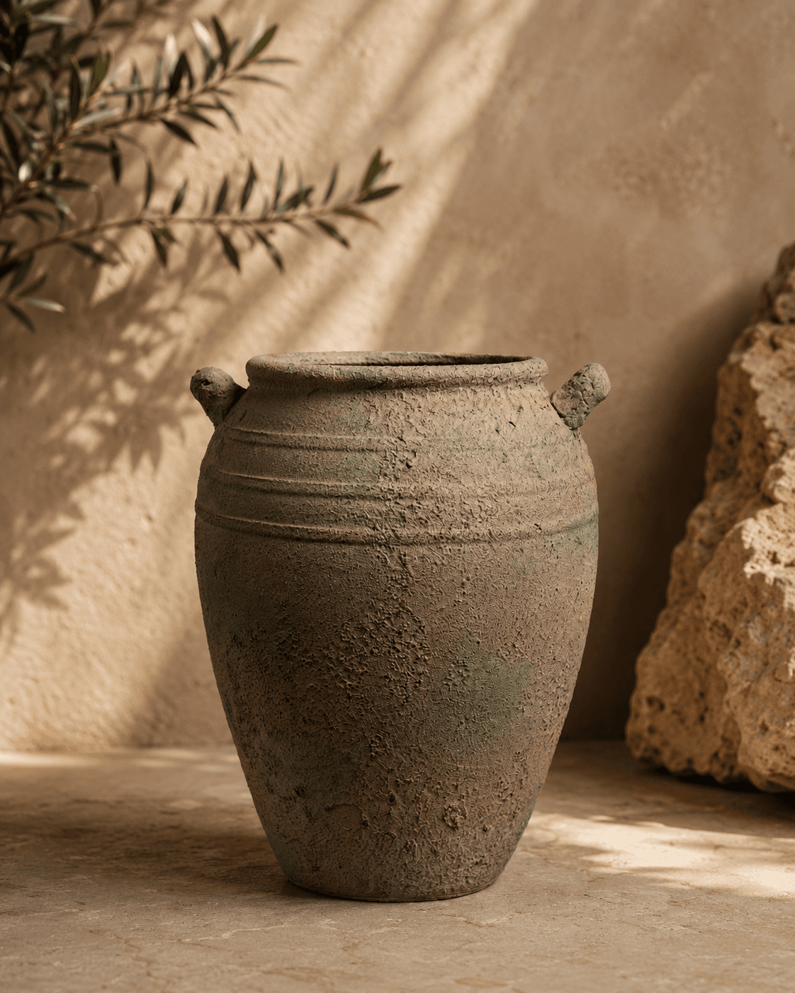 Rustic Pot with Handle