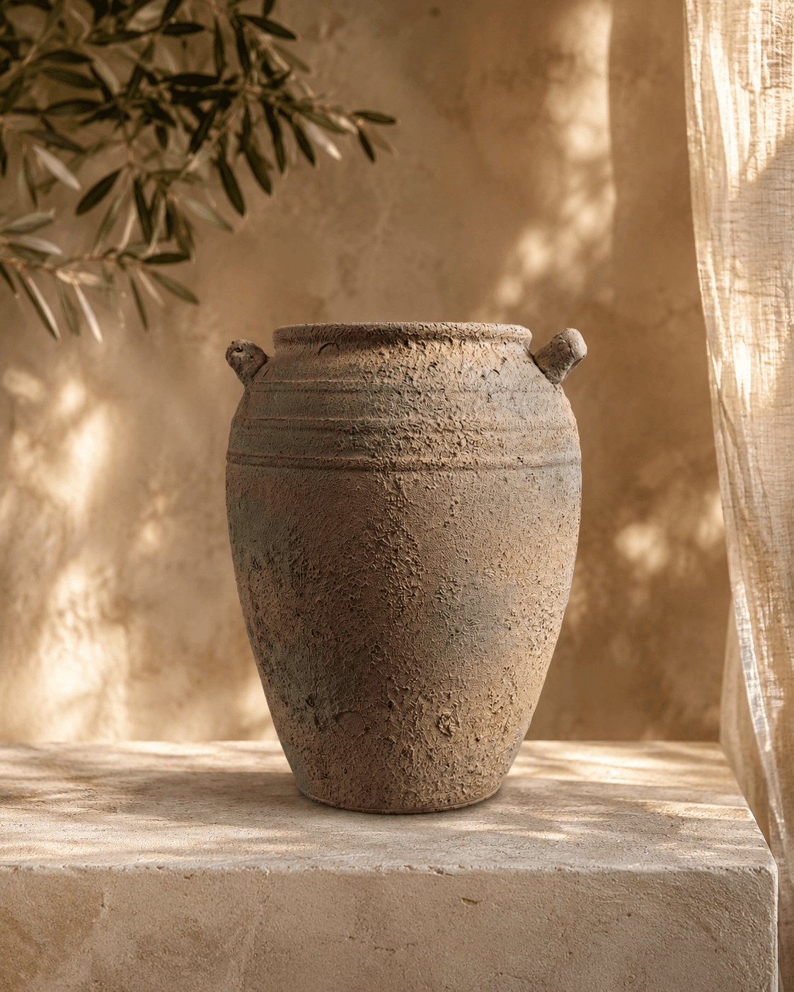 Rustic Pot with Handle