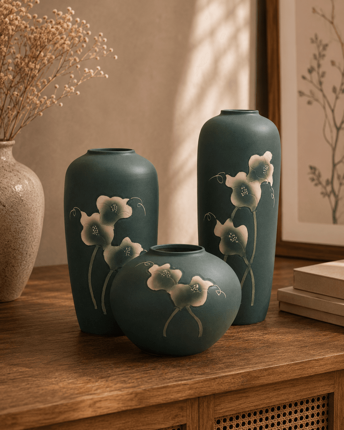 Matt Finish Vase (Set of 3)