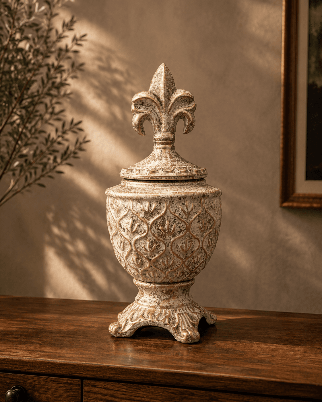 Decorative Jar – Antique Finish - Small