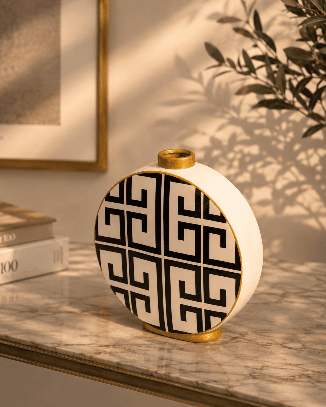 Decorative Aztec Jar - Large