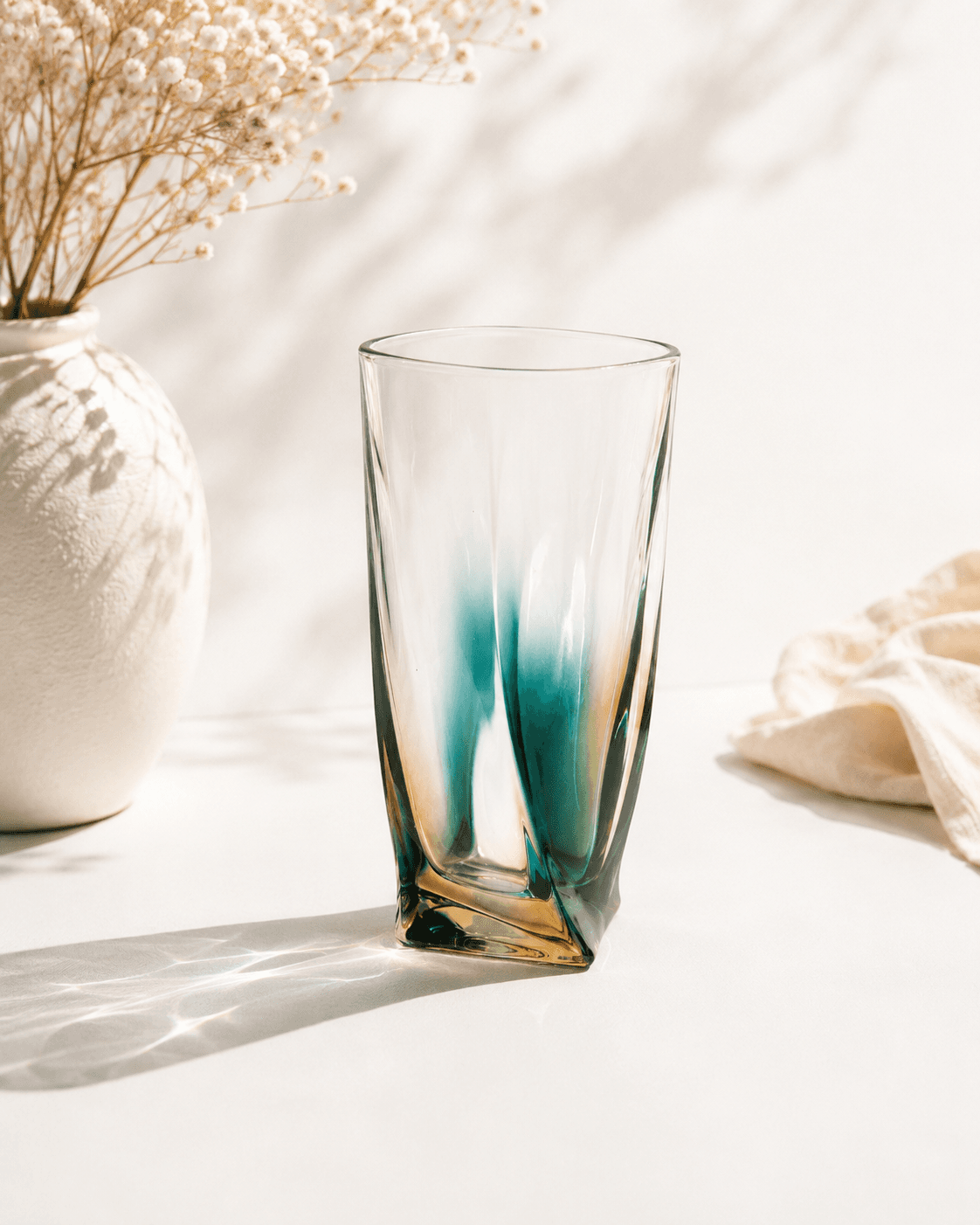 Ombre Swirl Water Glass – Set of 6