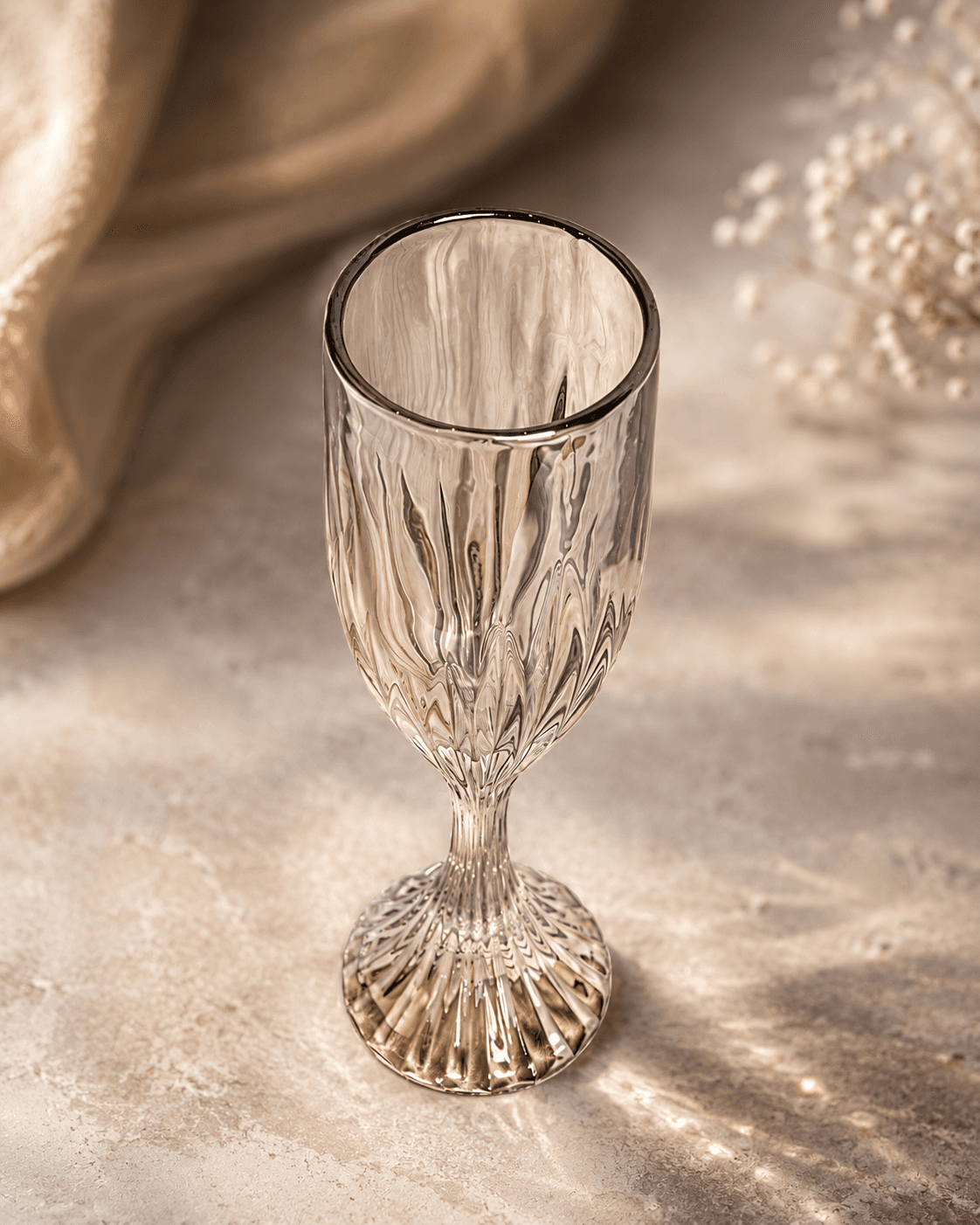 Tinted Champagne Glass – Set of 6
