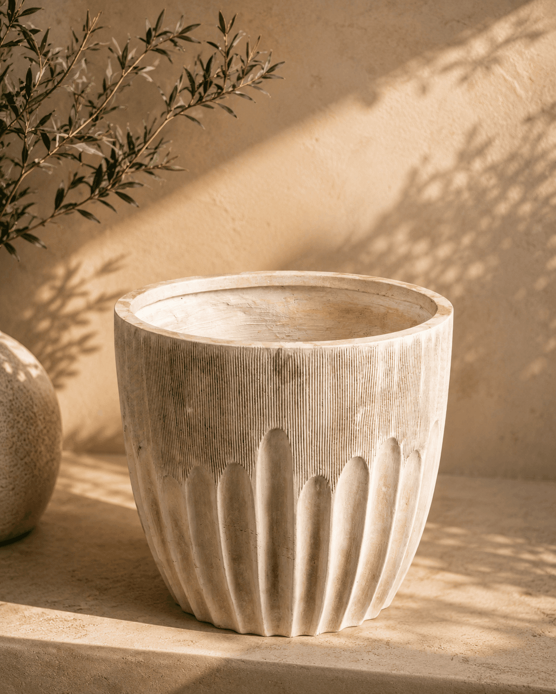 Ombre Clay Planter - Medium
