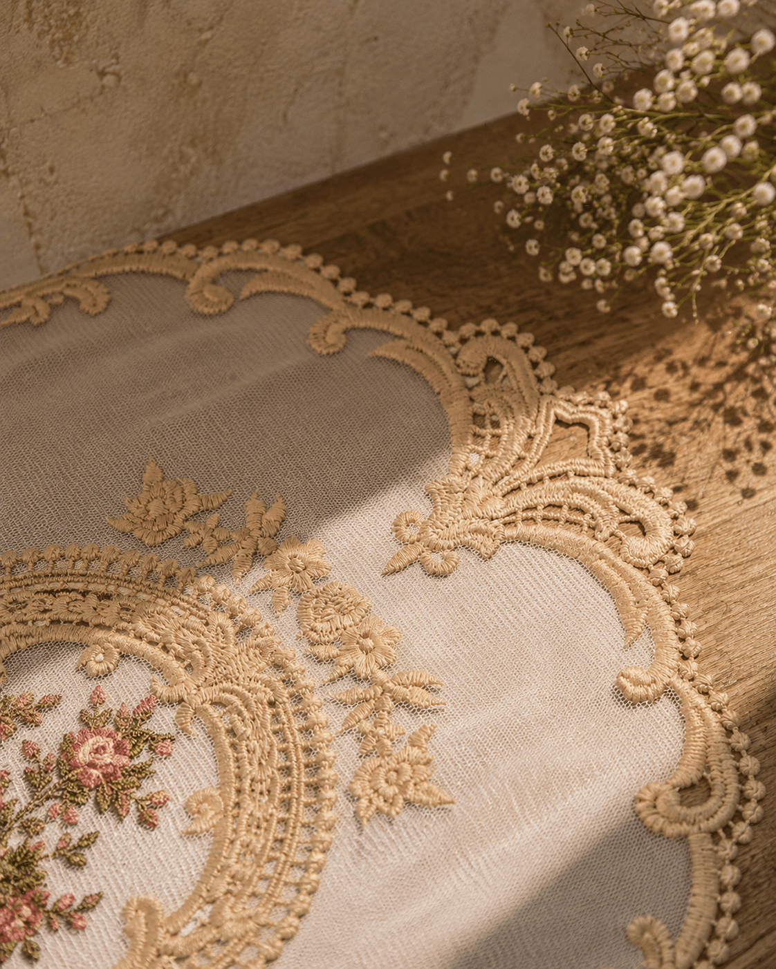 Vintage Floral Doillies