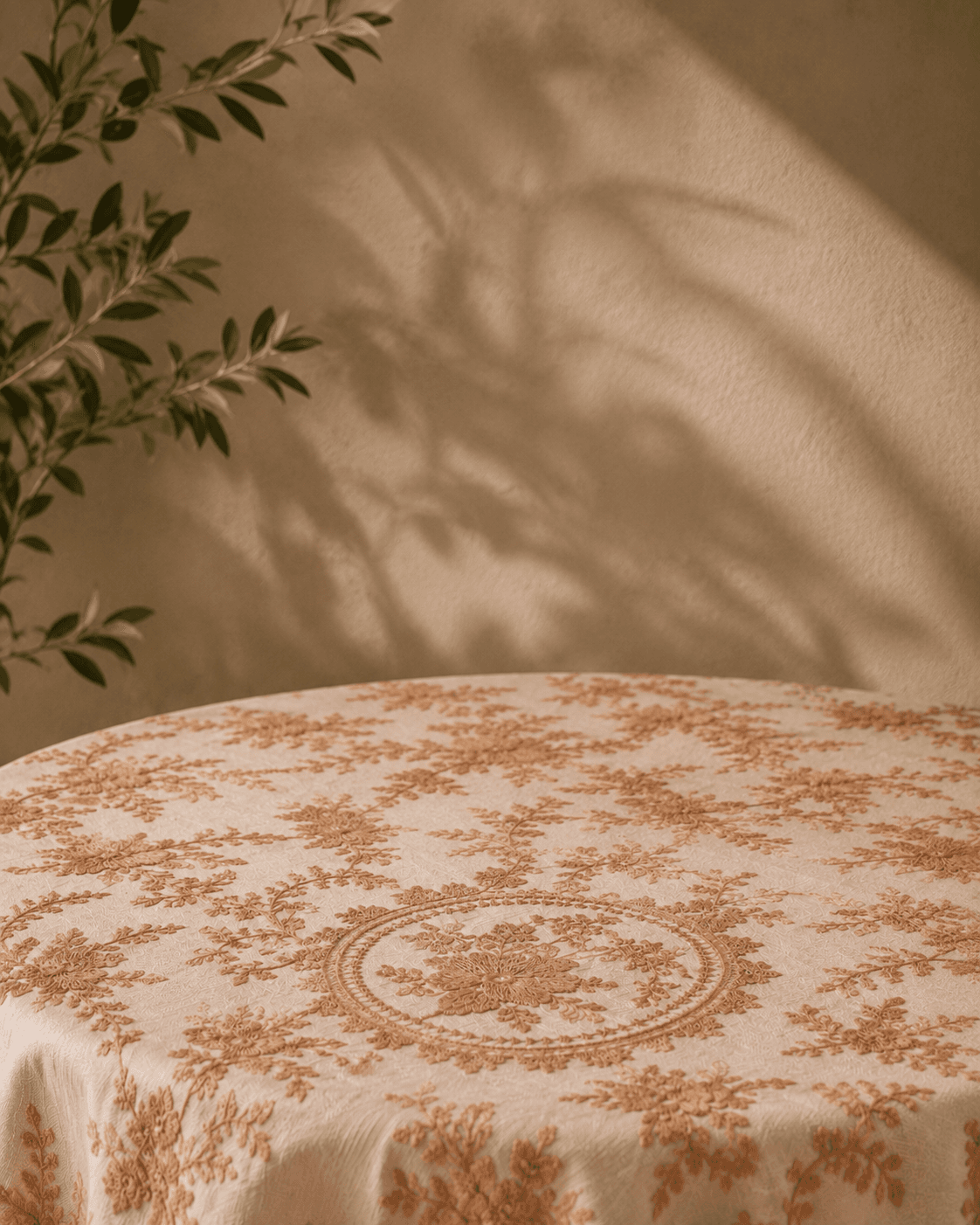 Floral Lace Embroidered Doillies