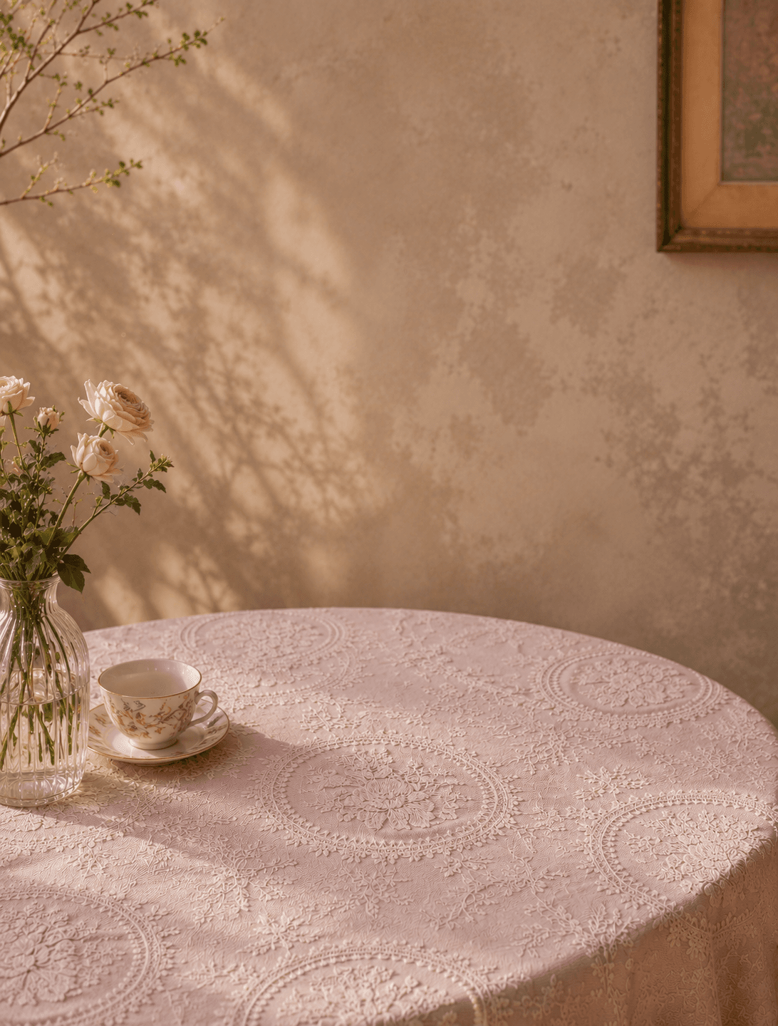 Classis Rose Cutwork Doillies