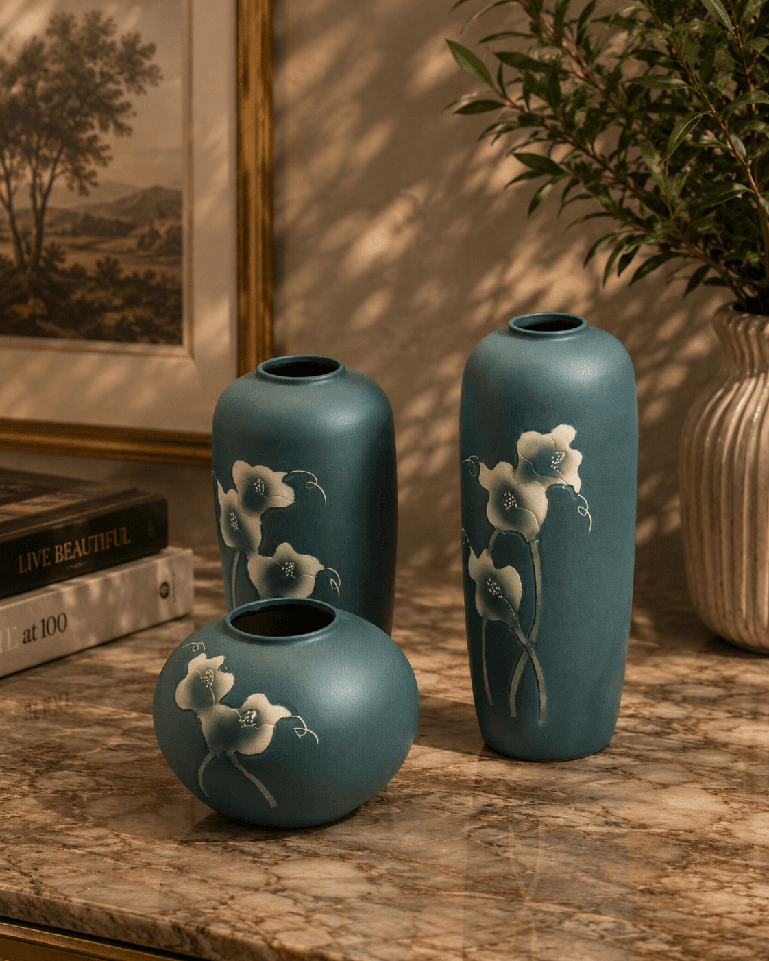 Matt Finish Vase (Set of 3)