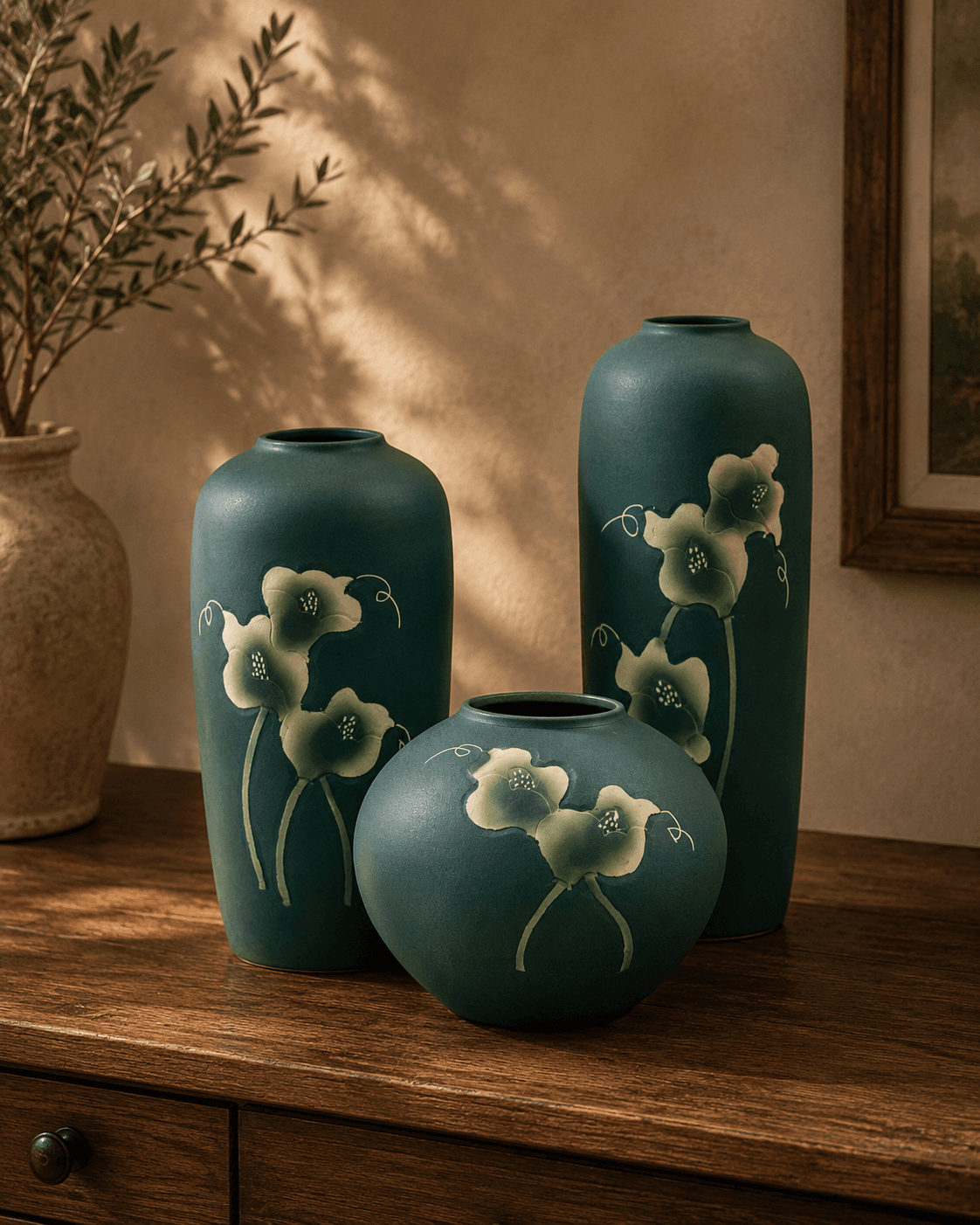 Matt Finish Vase (Set of 3)